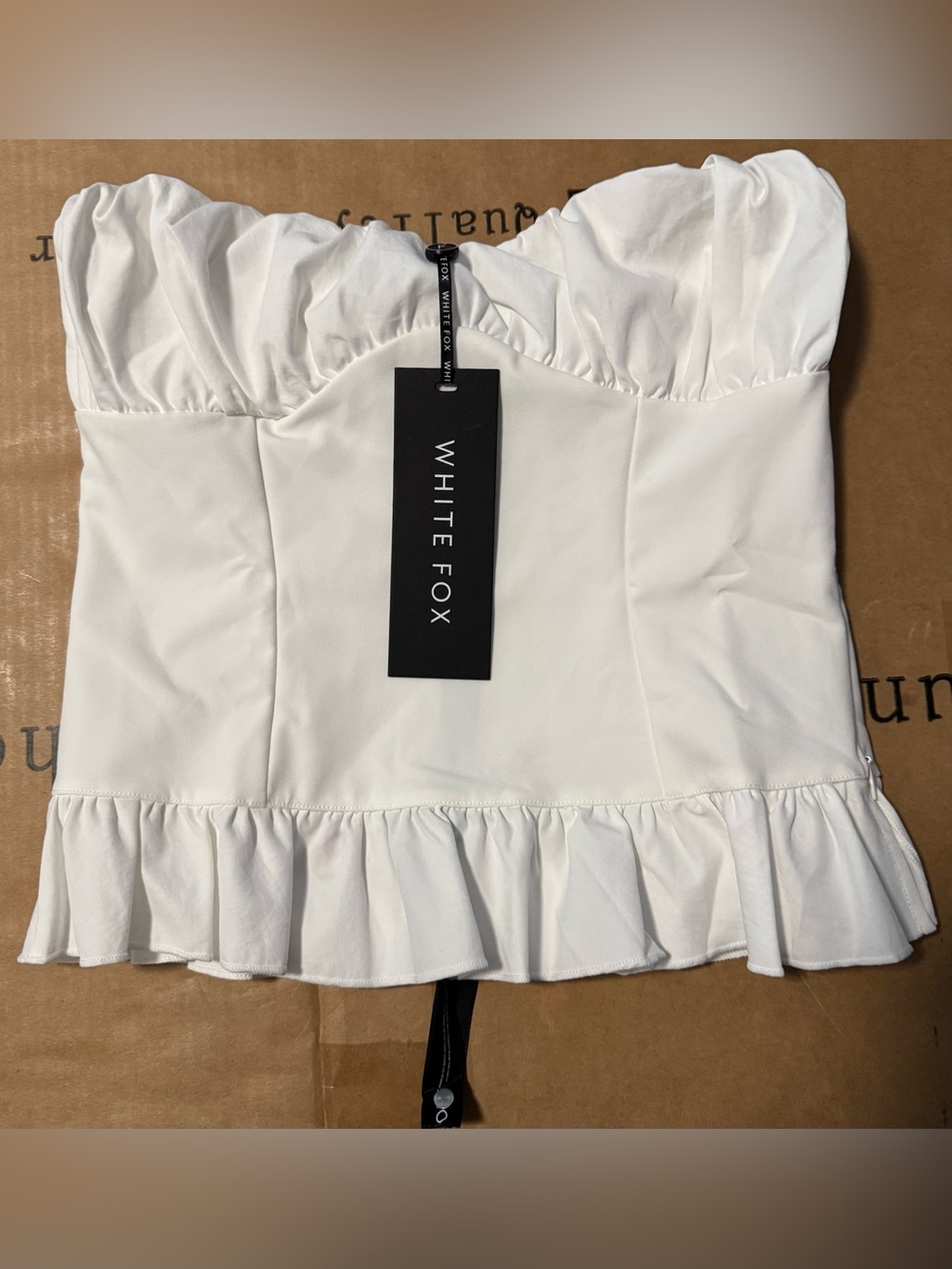 White Fox All For You Strapless Top - Picture 4 of 11